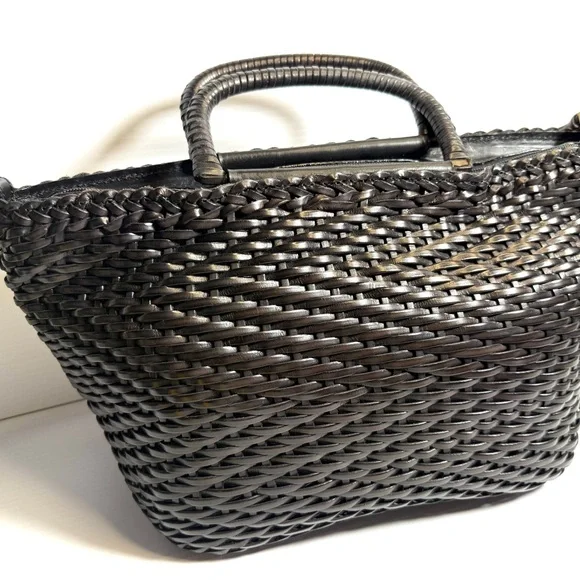 Nordstrom Brown Woven Tote Bag - Picture 6 of 10